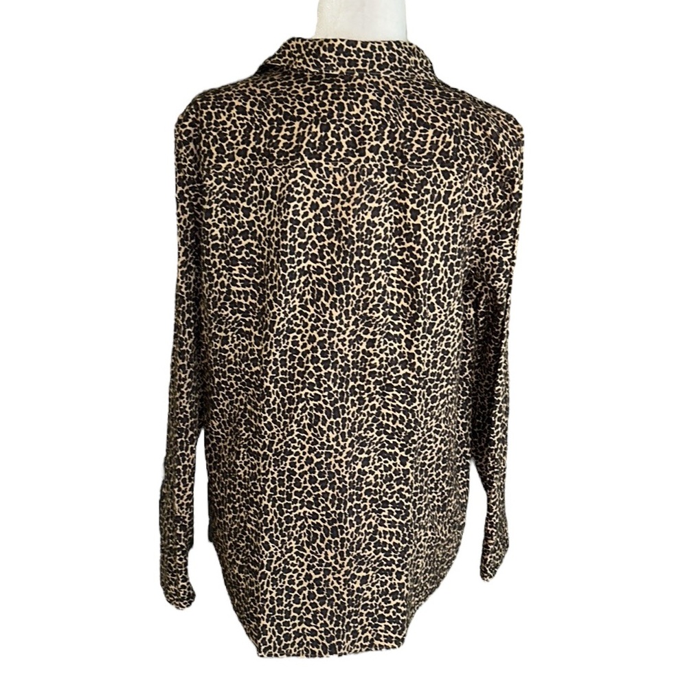 J. Crew Signature Fit Leopard Printed Button Up S… - image 6